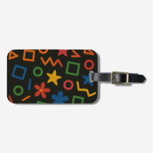 Formas Geométricas Abstratas de Estrela Colorida e