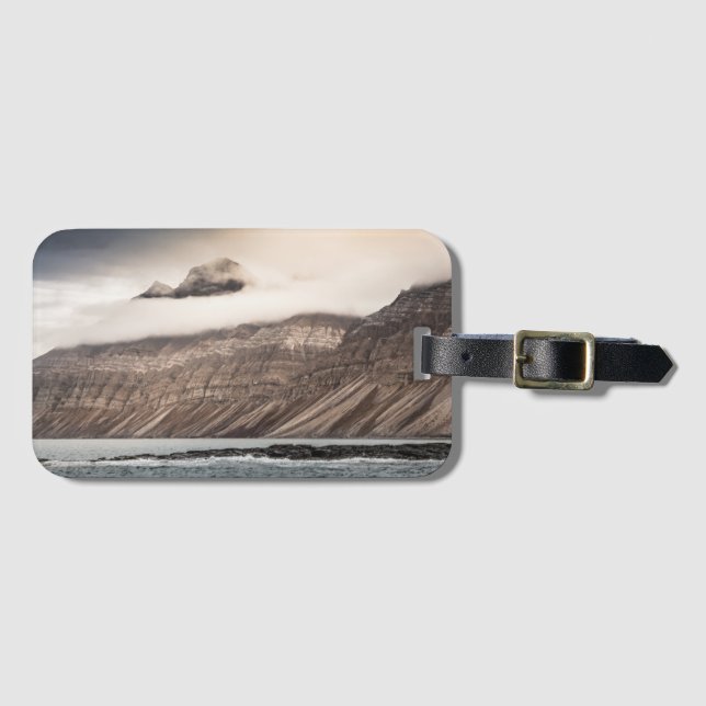 Etiqueta De Bagagem Foto de Paisagem de Svalbard (Frente Horizontal)