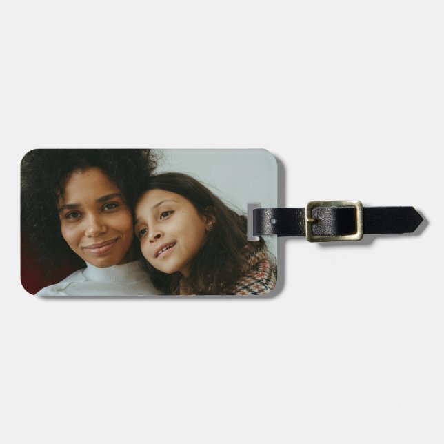 Etiqueta De Bagagem Foto personalizada (Frente Horizontal)