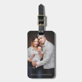 Etiqueta De Bagagem Foto personalizada da família