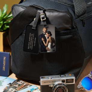 Etiqueta De Bagagem Foto personalizada Retrato Honeymoon