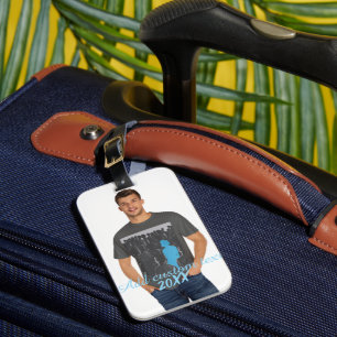 Etiqueta De Bagagem Foto Vertical Completa - Script Personalizado