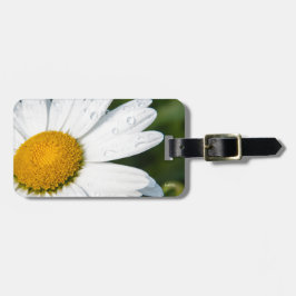 Etiqueta De Bagagem fotografia, um margueritte, fazem verde