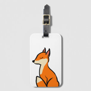 Etiqueta De Bagagem Fox personalizável
