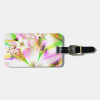 Etiqueta De Bagagem fractal floral