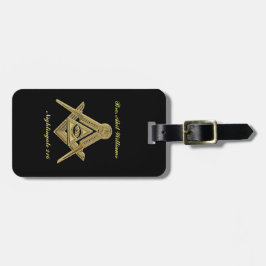 Etiqueta De Bagagem Freemason