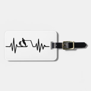 Etiqueta De Bagagem Frequência de esqui aquático