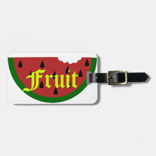 Etiqueta De Bagagem Fruta Doce Suavizado Melancia D.E.