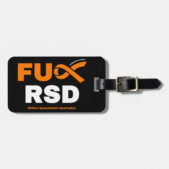 ETIQUETA DE BAGAGEM FU RSD (Frente Horizontal)