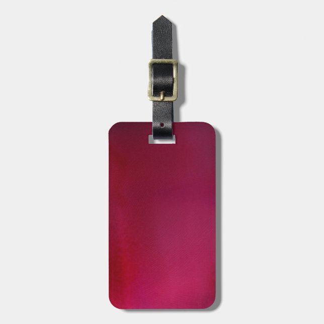 Etiqueta De Bagagem Fundo cor-de-rosa (Frente Vertical)