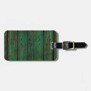 Etiqueta De Bagagem fundo de madeira vestido grundgy