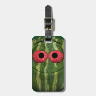 Etiqueta De Bagagem Funny Watermelon