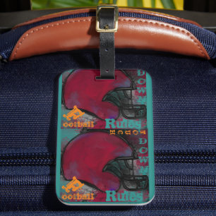 Etiqueta De Bagagem Futebol Americano