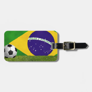 Etiqueta De Bagagem Futebol brasileiro - futebol
