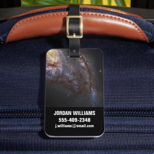 Etiqueta De Bagagem Galáxia Espiral Ngc 3627.