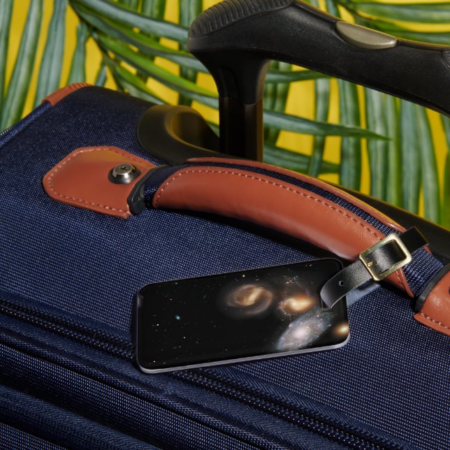 Etiqueta De Bagagem Galáxias Quintet de Stephan (Frente Insitu 3)