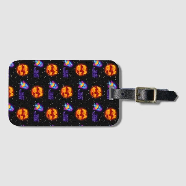 Etiqueta De Bagagem Galaxy Wanderer Copo Isolado (Frente Horizontal)