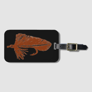 Etiqueta De Bagagem Galeria de bagagem Clássica Trout Fly Matuka