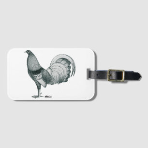 Etiqueta De Bagagem Gamecock Crele ou Dom