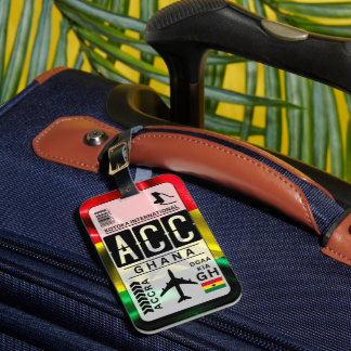 Etiqueta De Bagagem Gana Accra ACC Aeroporto de Bagagem