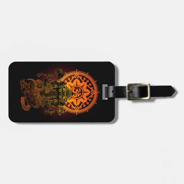 Etiqueta De Bagagem Ganesha 02 (Frente Horizontal)