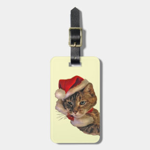 Etiqueta De Bagagem Gatinho papais noeis