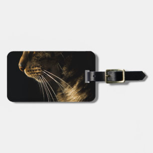Etiqueta De Bagagem gato de perfil