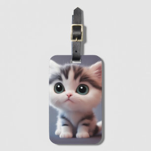 Etiqueta De Bagagem Gato muito bonito