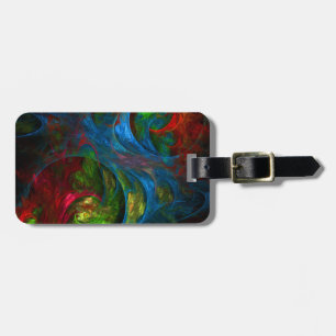 Etiqueta De Bagagem Gênesis Abstrato Art