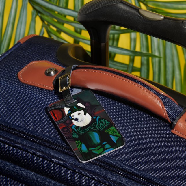 Etiqueta De Bagagem German shepherd (Frente Insitu 1)