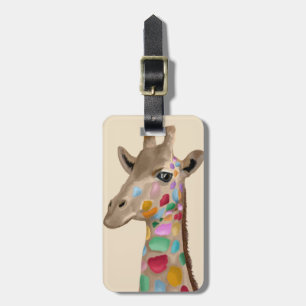 Etiqueta De Bagagem Girafa MultiColoured