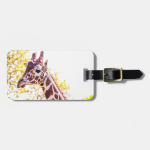 Etiqueta De Bagagem Giraffe Portrait