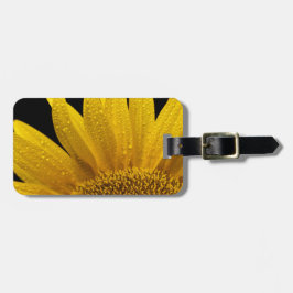 Etiqueta De Bagagem Girassóis que embebem acima o sun.
