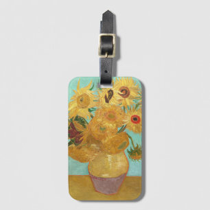 Etiqueta De Bagagem Girassóis Vincent van Gogh