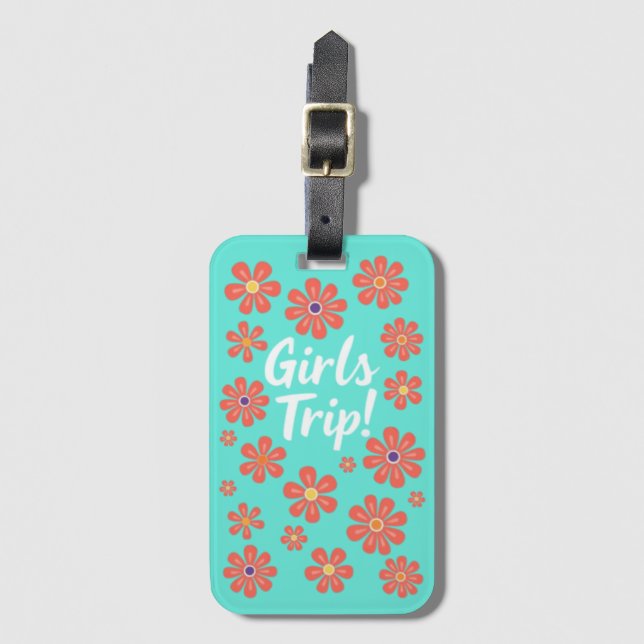 Etiqueta De Bagagem Girls Trip (Frente Vertical)