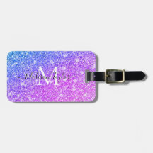 Giry Purple e Pink Glitter Monographic Name