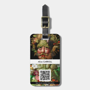 Etiqueta De Bagagem Giuseppe Arcimboldo - Vertumnus - Código QR