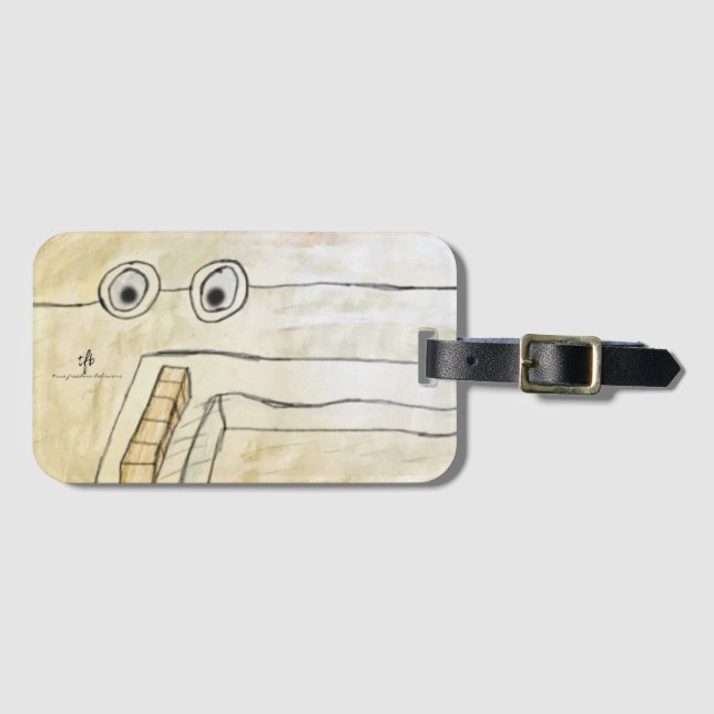 Etiqueta De Bagagem GlacialPairofEyebolas.exe (Frente Horizontal)