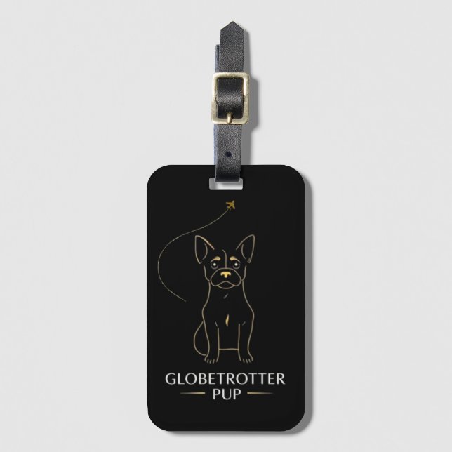 Etiqueta De Bagagem Globetrotter (Frente Vertical)