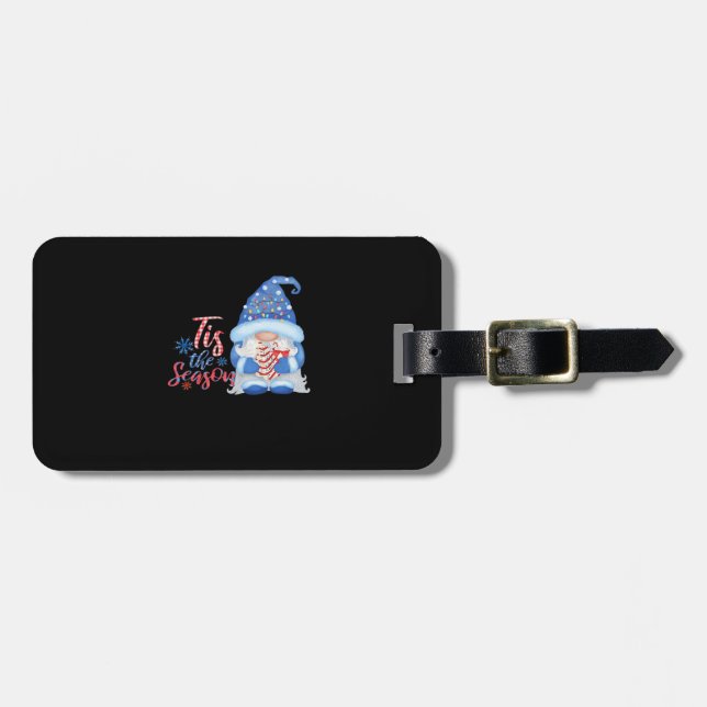 Etiqueta De Bagagem Gnome É a Estação  (Frente Horizontal)