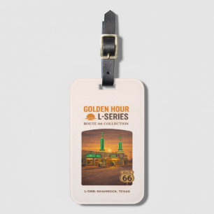 Etiqueta De Bagagem Golden Hour Route 66 L-Series Shamrock Texas