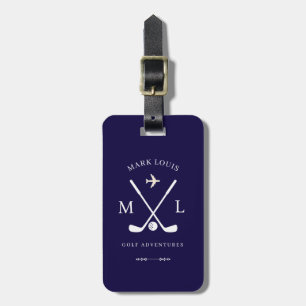 Etiqueta De Bagagem Golf Adventures Bolsa de Golfe Tag de Viagem