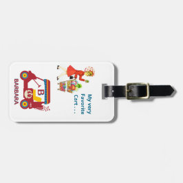 Etiqueta De Bagagem Golf Cart Monograma Name Bag