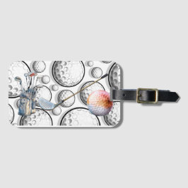 Etiqueta De Bagagem Golf esportivo