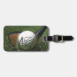 ETIQUETA DE BAGAGEM GOLF WOOD BAG TAG