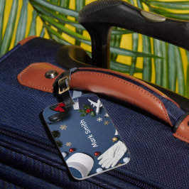 Etiqueta De Bagagem Golfer Pilot