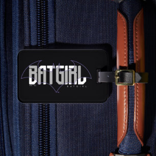 Etiqueta De Bagagem Gráfico de nomes Hi-Tech da Batgirl