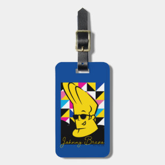 Etiqueta De Bagagem Gráfico de Pop de Arte Johnny Bravo