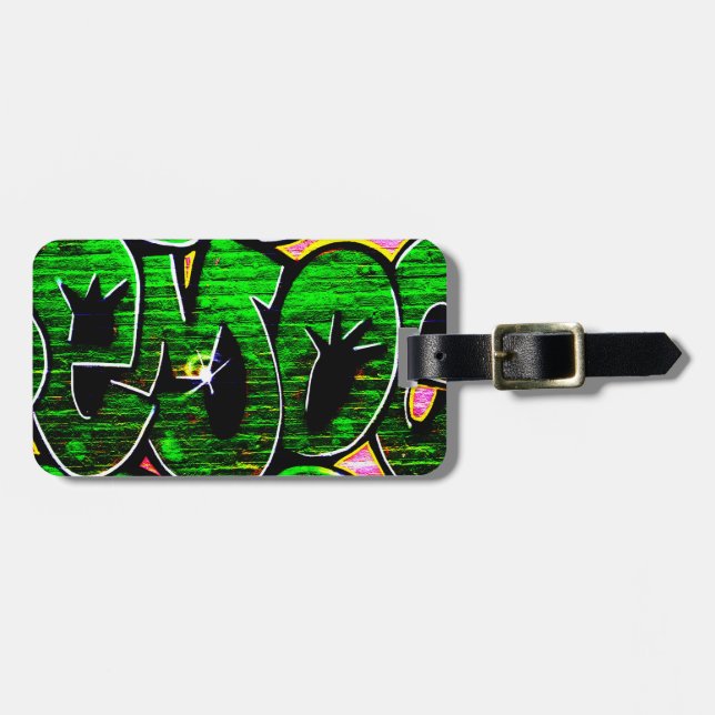 Etiqueta De Bagagem Grafite 18 cd ltm (Frente Horizontal)