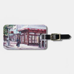 Etiqueta De Bagagem Gramercy Coffee Corner